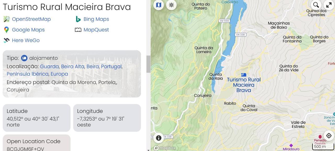 Turismo Rural Macieira Brava Guarda Luaran gambar